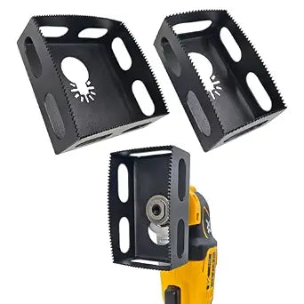 Upgrade Drywall Outlet Cutter, Square Slot Cutter for Oscillating Tools