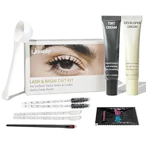 Libeauty Lash & Brow Color Kit, Black Tint, Gentle Formula, 10ml
