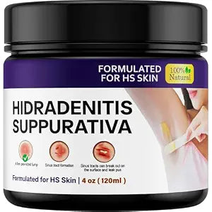 Hidradenitis Suppurativa | Fast Relief for HS Flares, Cysts, Infections, Razor Bumps, Abscesses | Natural Hidradenitis Suppurativa Cream with Propolis, Beeswax & Essential Oils – 4 oz