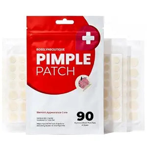 ROSELYNBOUTIQUE Pimple Patches for Face - 90 Count Hydrocolloid Patches