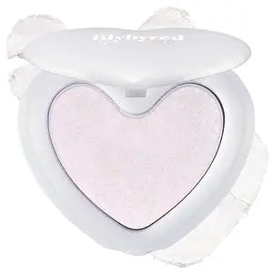 lilybyred Luv Beam Glow Veil | Korean Heart-Shaped Highlighter, Multi-Dimensional Glow, Luminous & Radiant Finish, Gel-Powder Formula, Buildable & Blendable, Long-Lasting, 0.11 oz (01 Dreamy Beam)
