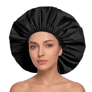 Edoneery Extra Large Reusable Waterproof Shower Cap for Women