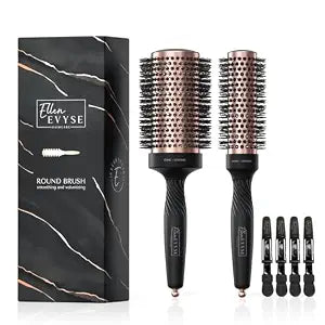 Round Brush for Blow Drying, for Straighten, Volume & Shine
