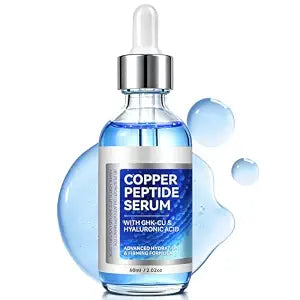 Copper Peptides Serum for Face, GHK-CU Peptide Anti-Aging Facial Serum, Formula Moisturizer Hydrating Serum, Korean Skin Care