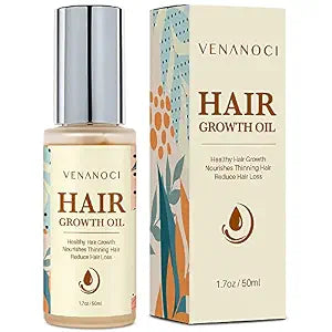 Hair Growth Oil with Rosemary & Biotin: Natural Hair Regrowth Serum for Women & Men – Anti Hair Loss & Thinning Treatment – Promotes Thicker, Fuller, Stronger, Healthier Hair – All Hair Types