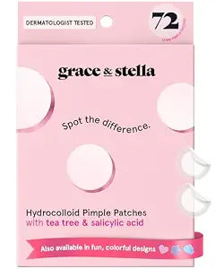 grace & stella Award Winning Pore Strip - Pimple Patches for Face