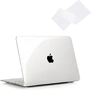 Compatible with MacBook 12 Inch A1534 - Slim Snap On Hard Shell Protective Cover and Keyboard Cover (Crystal Clear)