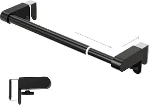VEHHE Over Cabinet Kitchen Towel Holder, Telescopic Tool Free Towel Rack