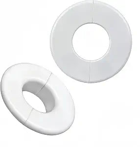 2Pcs 2.2in Air Conditioning Hole Cover for Concealing and Enhancing Room Air Conditioning Units, Detachable Decorative Partition Air Conditioning Hole Cover (White)