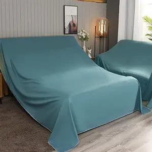 SUNSURE Furniture Dust Cover for Sofas, Chairs, Queen Size Mattress, Indoor Outdoor Furniture Dust Cloth, Home Dust Cover - Blue (47x79inch)