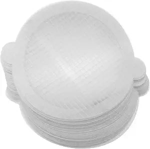 TAODAN 30PCS 4.3 Inch Wide Mesh Design Disposable Shower Drain Hair Catcher Bathroom Floor Drain Cover Suitable for Washbasins Laundry Bathtubs