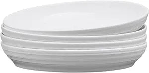 Mikasa Kamryn Vegan Bone China Lightweight Set of 4 Pasta Bowls, 8.5 Inch