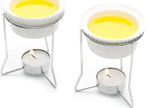 Nantucket Seafood Ceramic Butter Warmers, Set of Two,2 ounce