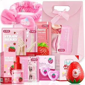 21 Pack Skincare Gifts Set for Teen Girls| Travel Skincare Gift Set &Skin Care Gifts |with Facial Masks,Hand Cream,lip balms Skincare Gift for women |Travel Skincare for Girls, Spa Gift