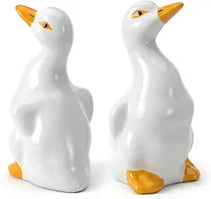 2Pcs Duck Toilet Bolt Covers,Ceramic Toilet Bolt Caps