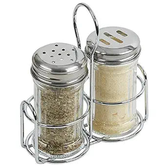 American Metalcraft MGLCS Shakers and Tops, 4.9" Length x 5.65" Width, Clear