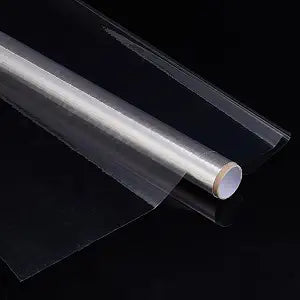 6.6FT x 15.9In Clear Kitchen Wall Protector Transparent Static Cling Plastic Non Adhesive Electrostatic Removable Contact Film Tape Roll for Kitchen Backsplash Oil Proof Wall DIY Protector