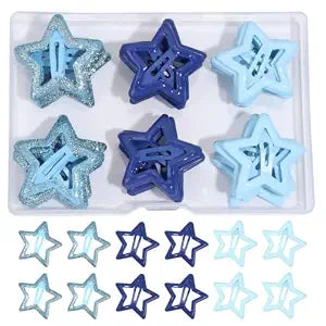 48Pcs Star Hair Clips Non Slip Barrettes Star Hair Accessories
