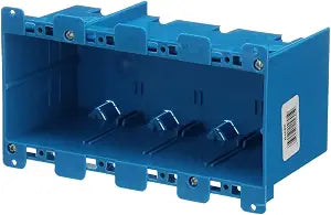 Carlon Old Work Outlet Box, 4 Gang, 71 Cu in