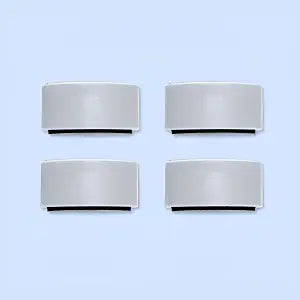 TUSHY Universal Toilet Seat Bumpers, Set of 4, 3M Adhesive