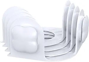 Bed Sheet Holders for Corners: Fitted Bed Sheet Grippers with Twist-Lock Clips Keep Sheets Tight Heavy-Duty Grip Quick All Mattresses Easy Installation 4 Pack White