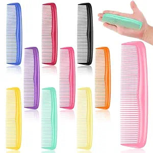 HOFASON 100 Pack Combs Bulk for Women Kids Homeless, Individually Wrapped Plastic Pocket Small Travel Hair Combs Set for Operation Bulk Christmas Child Item Gifts Home Hotel Shelter Nursing Charity