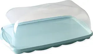 Nordic Ware Loaf Cake Keeper, Blue,12.8"L x 7.3"W x 4.6"H