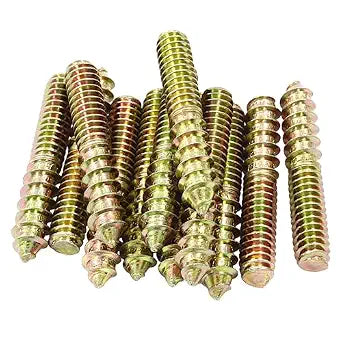 Biaungdo 1/4-20 x 1-1/2 Inch Hanger Bolts, 12 Pcs