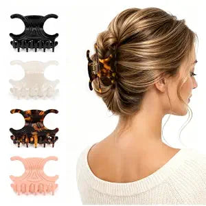 Acetate Butterfly Hair Clips, Medium Hair Claw Clips, 4 Pack (2.76x1.66in)