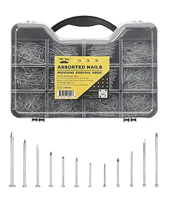 Mr. Pen- Nail Assortment Kit, 1500 pcs, Assorted 12 Sizes