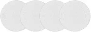 Le Creuset Silicone Coasters (est. 1925), Set of 4, White