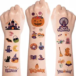 Halloween Temporary Tattoos, 240+ Style Cute Halloween Tattoos Party Favors