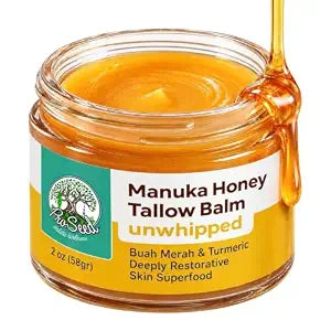 ProSeed Manuka Honey Tallow Balm for Face & Body Butter, Skin Care 2 oz.
