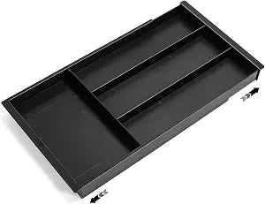 Silverware Drawer Organizer Tray (Black)