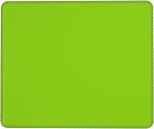 Neon Green Mouse Pad, 8.3 x 10.3 Inches, Non-Slip, Washable, Pop Art Accessories, Trendy Desk Mat