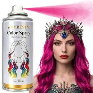 Pink Hair Spray, Washable Temporary Hair Color Dye for Kids Halloween