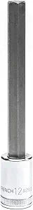 GEARWRENCH 1/2" Drive Long Length Hex Bit Socket, 12mm - 82582