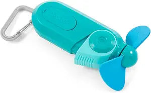 O2COOL Carabiner Sport Misting Fan - Pocket Sized, Portable On-The-Go Battery Powered Cooling