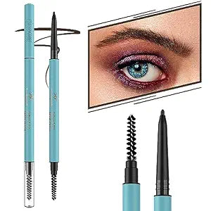 TurritopsisD Define & Fill Brow Pencil ���2-Pack Brown��� Eyebrow Pencil Pro Waterproof Long-Lasting Precision Tip Skinny Pen Built-in