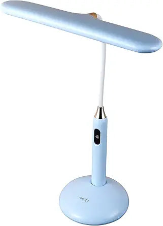 VAVOFO Wireless LED Desk Lamp 6778B - Touch Control, 2700-7000K Adjustable Color Temperature, 700 Lumens, 360 Gooseneck, USB-C Charging, 2.5 Hours Wireless Use, Eye-Caring Light (Blue)
