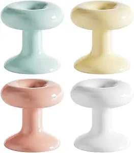ARFUKA Donut-Shaped Toilet Button Pusher Self-Adhesive Toilet Tank Press Button Bathroom Hygiene Tool for Long Nail Protection Pack of 4