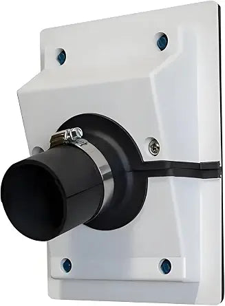 HVAC Wall Penetration & Line-Set Cover Kit, Split AC Line-Set Wall Cover Kit with A Soft Gasket, HVAC Walls Penetration Cover for Indoor & Outdoor Air Conditioner (White, Large) Aperture 2.36 inches
