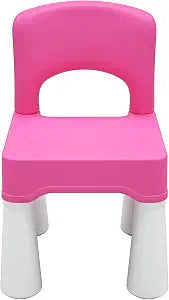 burgkidz Sturdy Ergonomic Toddler Chair: 9.3in seat, 3+ Years, Pink, in/Out