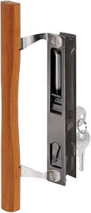 PRIME-LINE Keyed Sliding Glass Door Handle Set, Hook Style, 6-5/8 in.