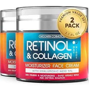 Retinol Face Cream - Anti Aging Moisturizer, Wrinkle & Collagen Skin Care