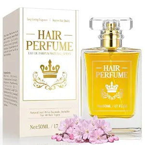 Hair Perfume, Long-lasting Hair Refreshes Mist, Nourishing Dry Hair, Moist Essential Oils for Dry Damaged Hair, Provides Softness and Brilliant Shine, Fragrance Pheromone Perfume for Women, 1.7fl oz