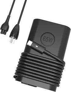 65W USB C Laptop Charger Compatible with Dell Latitude/XPS/Chromebook