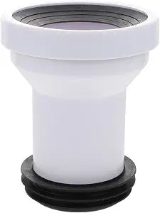 Toilet Drain Pipe Adapter, Plastic Toilet Sewer Drain Pipe Installation Seal Accessories Connector, Toilet Straight Pipe Shifter Toilet Connecting Pipe for Bathroom Toilet