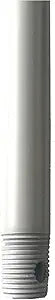 12in Ceiling Fan Extension Downrod in Matte White