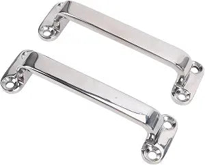 Haofy Stainless Steel Grab Bar Marine Grade 316 120mm - Boat Handrail for RV Yacht Bathroom Kitchen 2 Pack Secure Mounting Smooth Finish Comfortable Grip